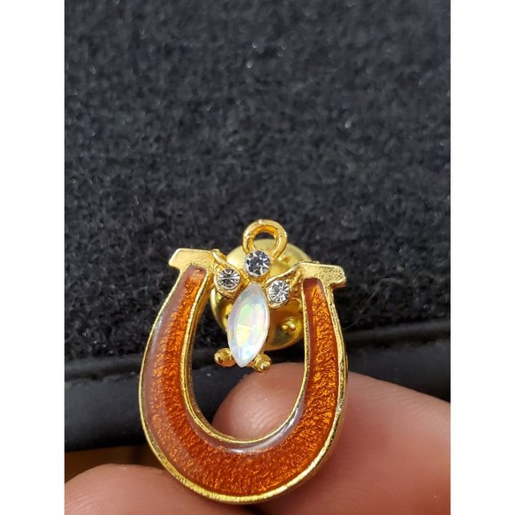 Lucky Horseshoe Pin - Good Luck Brooch Victorian pin Equestrian. Sweethe… - Picture 10 of 10